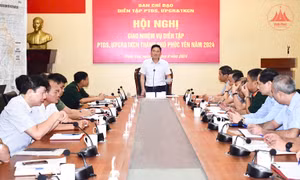 Vĩnh Phúc chuẩn bị diễn tập phòng thủ dân sự và thực hành ứng phó cháy rừng 