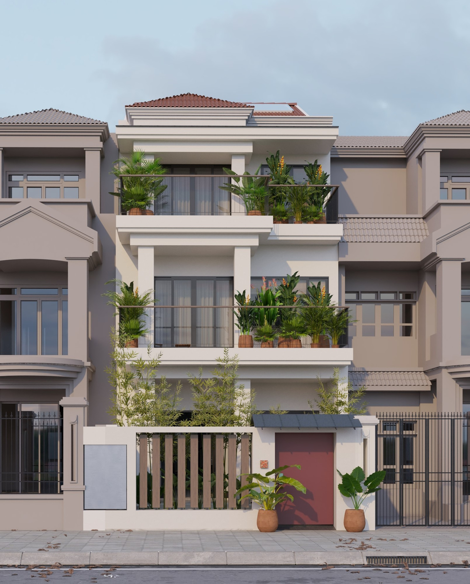 Nhà phố 3 tầng diện tích 125m2 cho gia chủ có 'gu'