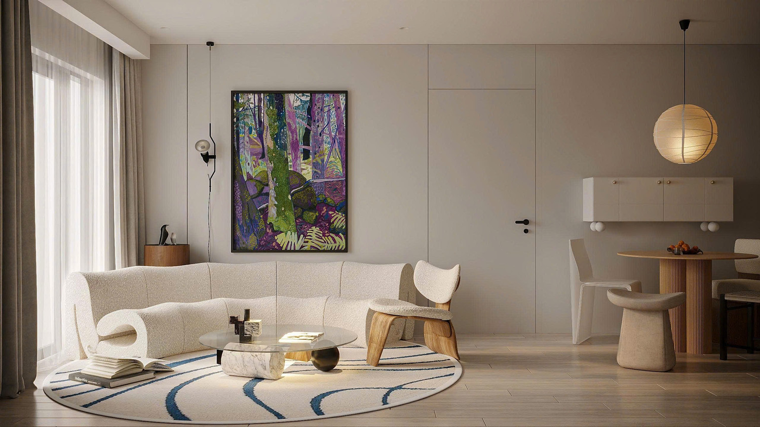 Cải tạo căn hộ 100m2 với 800 triệu đồng