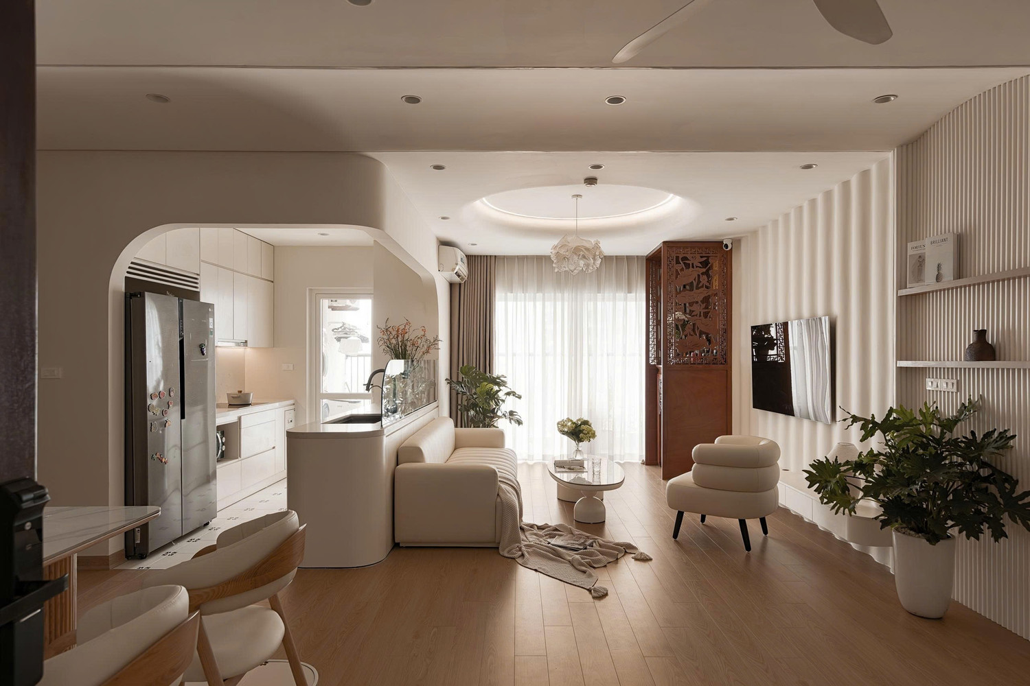 Làm mới căn hộ 120m2 với 550 triệu đồng