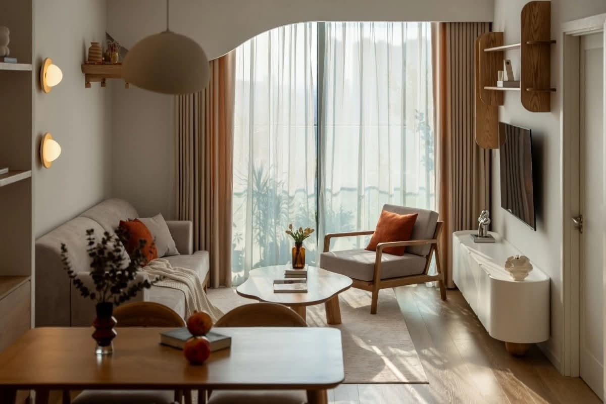 Cải tạo căn hộ 87m² với chi phí 380 triệu đồng