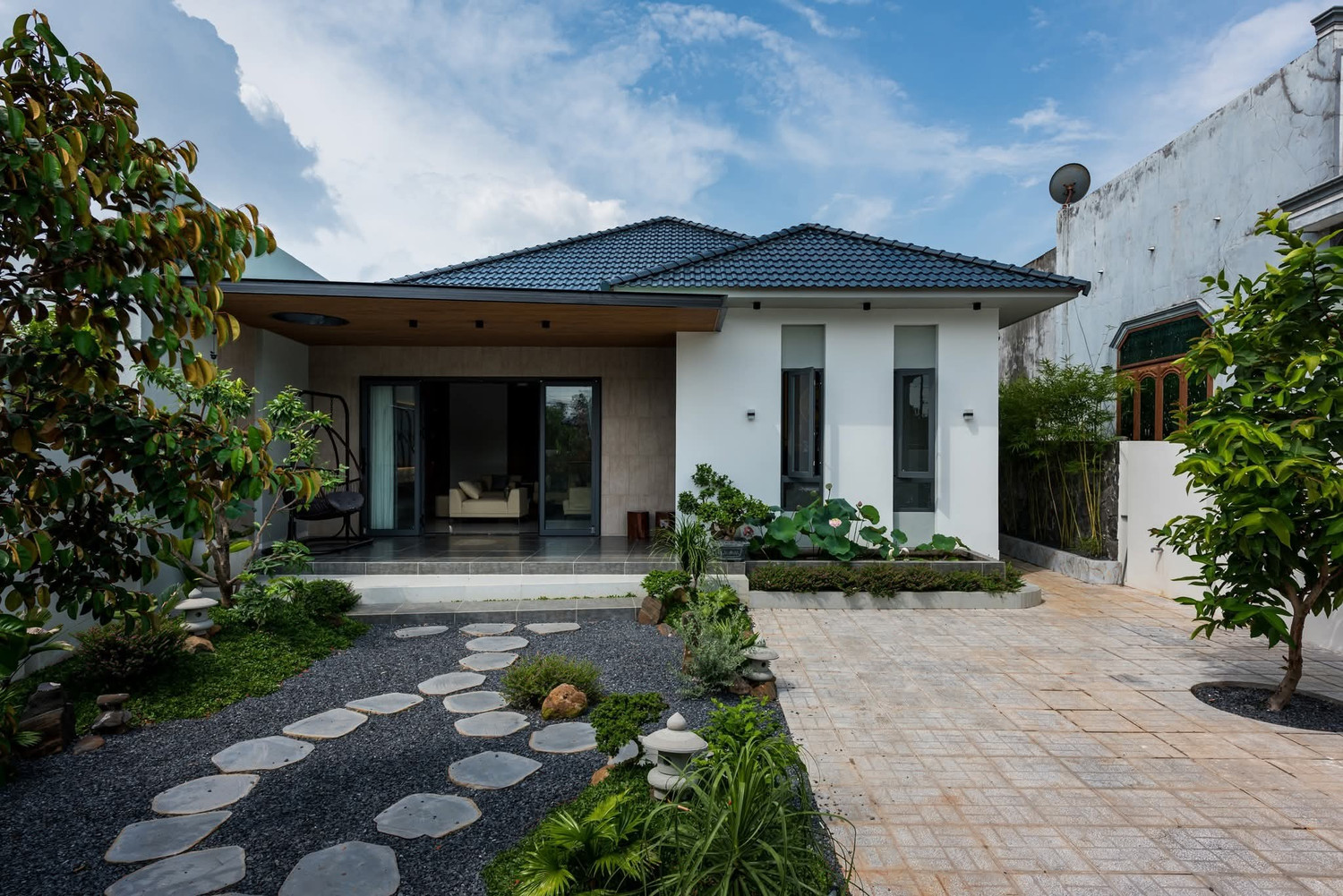 Nhà vườn 200m2 để gia chủ nghỉ dưỡng cuối tuần