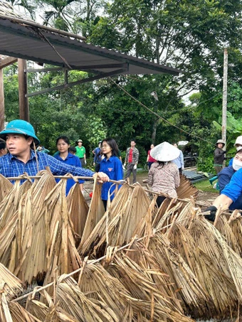 Thanh niên Tuyên Quang cuối tuần chỉnh trang đường làng ngõ xóm