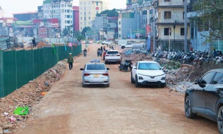 Thông tuyến đường Vành đai 1 đoạn Hoàng Cầu - Voi Phục