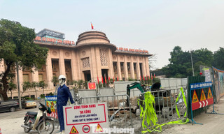 Hiện trường các công trình chống ngập trên phố Hà Nội