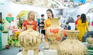 Hàng nông sản nổi bật tại Triển lãm thành tựu 80 năm