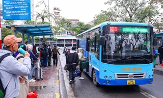 Hơn 360 nghìn khách đi xe buýt miễn phí dịp Tết
