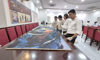 Tận thấy 34 bức tranh của Vũ Cao Đàm, Bùi Xuân Phái, Lê Phổ hồi hương từ Pháp 
