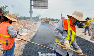 Hàng loạt công trình giao thông trọng điểm tại Hà Nội thi công xuyên Tết