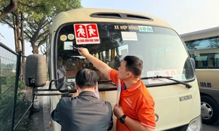 Kiểm tra gần 1.000 xe đưa đón học sinh Hà Nội, phát hiện một số bất cập