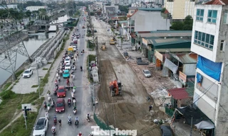 Dự án mở rộng đường Tam Trinh chậm tiến độ 7 năm, thi công 'xôi đỗ', gây ùn tắc kéo dài