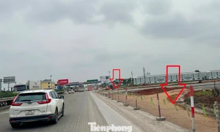 'Đóng' đường Vành đai 4 để ngăn xe tải cày hỏng đường dân sinh