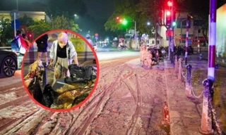 Vụ bùn lỏng ngập tràn phố: Chủ đầu tư metro Hà Nội khẳng định 'ngoài phạm vi dự án'