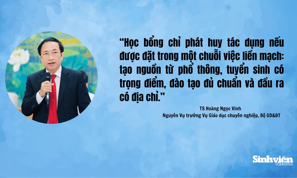 Học bổng phải đi cùng một chuỗi việc