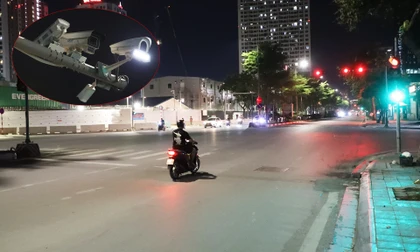 Nửa đêm ở tuyến đường vừa lắp thí điểm camera AI: Hình ảnh gây ngỡ ngàng