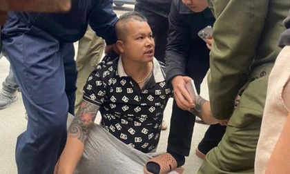 Đối tượng Luân là người bị bệnh tâm thần mới được gia đình xin về ngoại trú từ ngày 2/2. Ảnh: NDCC.