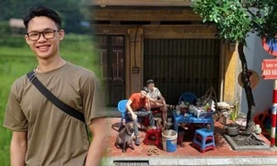 Chàng trai làm mô hình vỉa hè Hà Nội sống động đến từng viên gạch, sợi dây điện