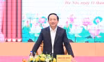 Trưởng Ban Tuyên giáo và Dân vận Trung ương làm việc với các cơ quan báo chí 