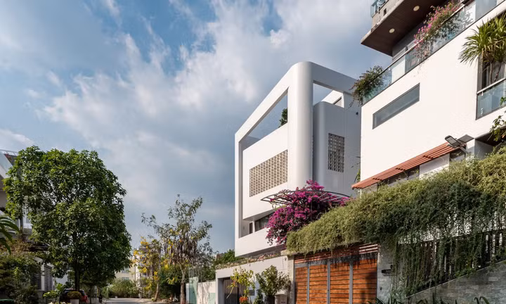 Vẻ đẹp hiện đại kết hợp với phong cách Wabi Sabi trong căn biệt thự