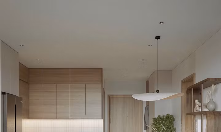 Thiết kế căn hộ theo phong cách hiện đại, tối giản