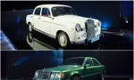 Bộ đôi xe Mercedes cổ trưng bày tại Hà Nội