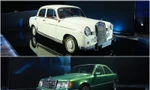 Bộ đôi xe Mercedes cổ trưng bày tại Hà Nội