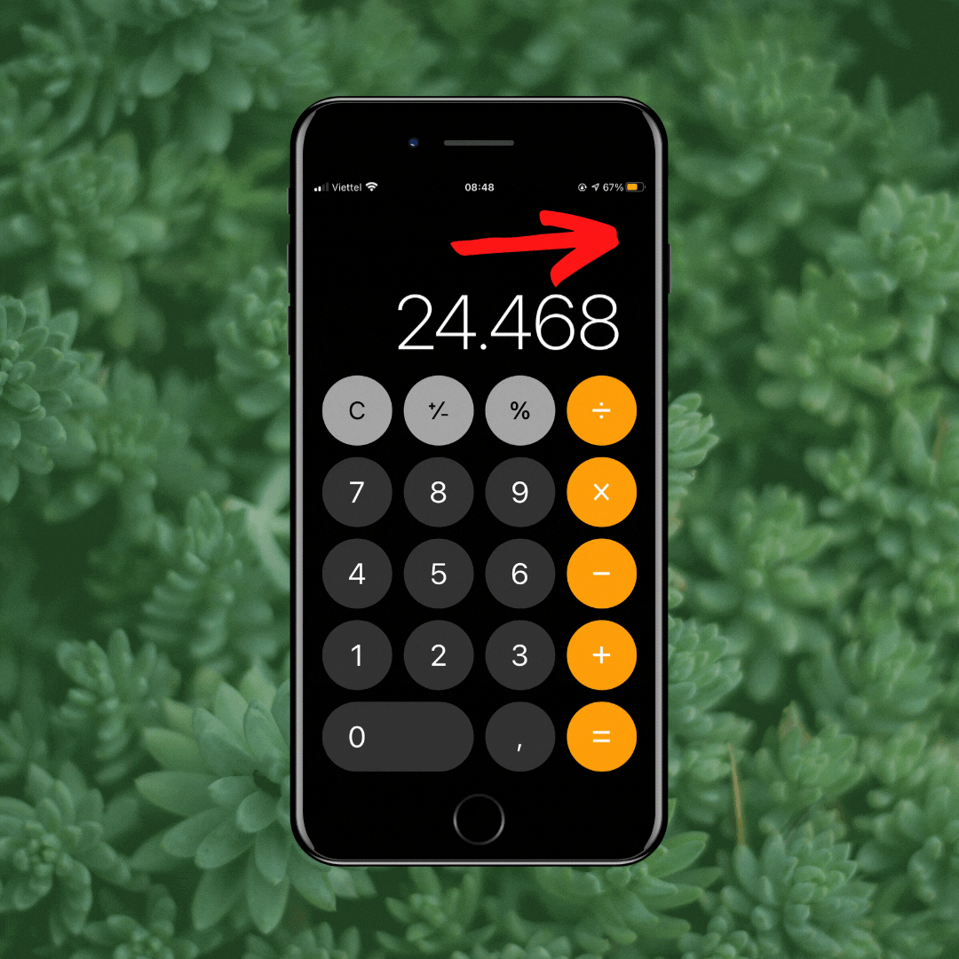 Mẹo hay cho iPhone có thể giúp bạn như sau: Bạn chỉ cần vuốt sang trái trên đầu màn hình thì chữ số cuối cùng của dãy số sẽ bị xóa đi vô cùng nhanh chóng. Mẹo hay cho iPhone có thể giúp bạn như sau: Bạn chỉ cần vuốt sang trái trên đầu màn hình thì chữ số cuối cùng của dãy số sẽ bị xóa đi vô cùng nhanh chóng.