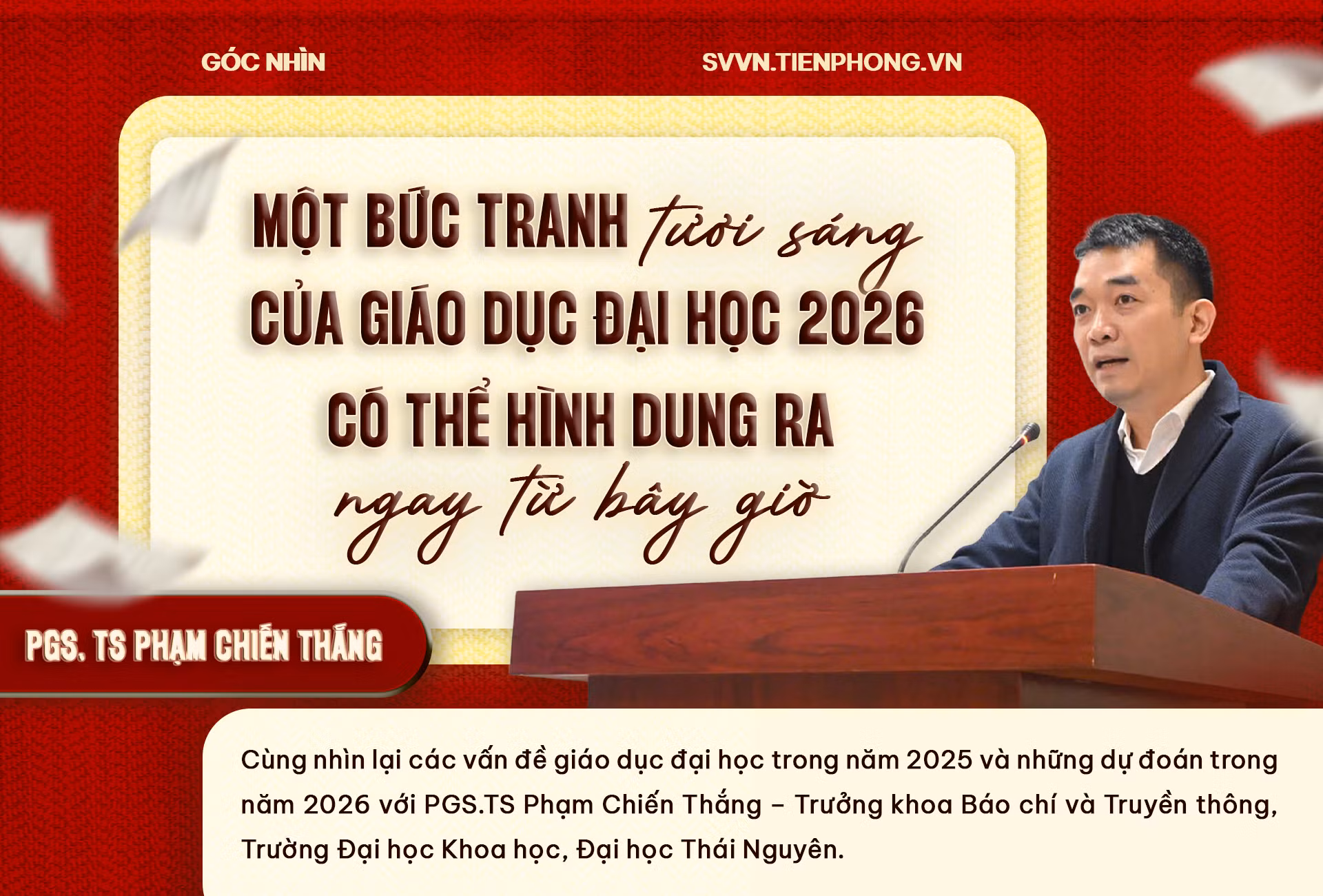 Một bức tranh tươi sáng của giáo dục đại học 2026 có thể hình dung ra ngay từ bây giờ
