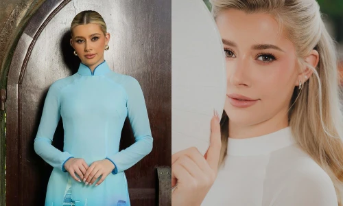 Miss Cosmo 2025 Yolina Lindquist và hành trình lan tỏa vẻ đẹp áo dài Việt Nam