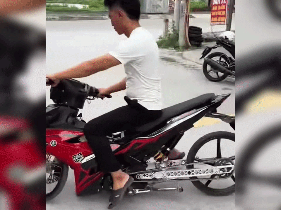 Quay clip xe độ để 'câu view', hai thanh niên bị phạt gần 40 triệu đồng