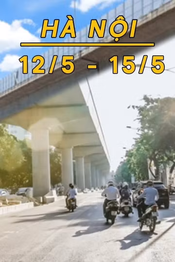 Bản tin thời tiết Hà Nội (12 - 15/5): Trời giảm mưa, nền nhiệt tăng dần