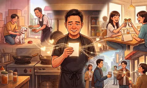 Những tin nhắn ấm áp qua màn hình ứng dụng giao hàng