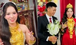 Cô dâu Đồng Tháp đội vương miện vàng, nhận gần 30 cây vàng trong đám cưới