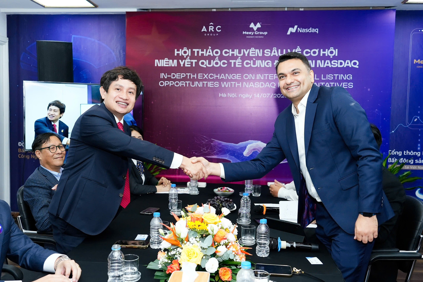 Ông Hoàng Mai Chung – Chủ tịch HĐQT Meey Group và đại diện tổ chức tư vấn tài chính quốc tế ARC a2-6601.jpg