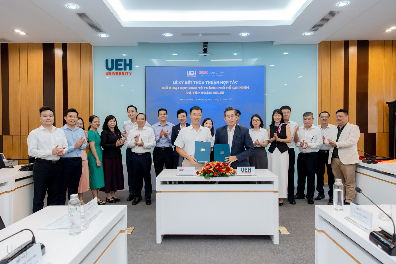 Herr Nguyen Trong Hien – Vorstandsvorsitzender der GELEX Group – unterzeichnete eine Kooperationsvereinbarung mit den Leitern der Wirtschaftsuniversität Ho Chi Minh City anh-3.jpg