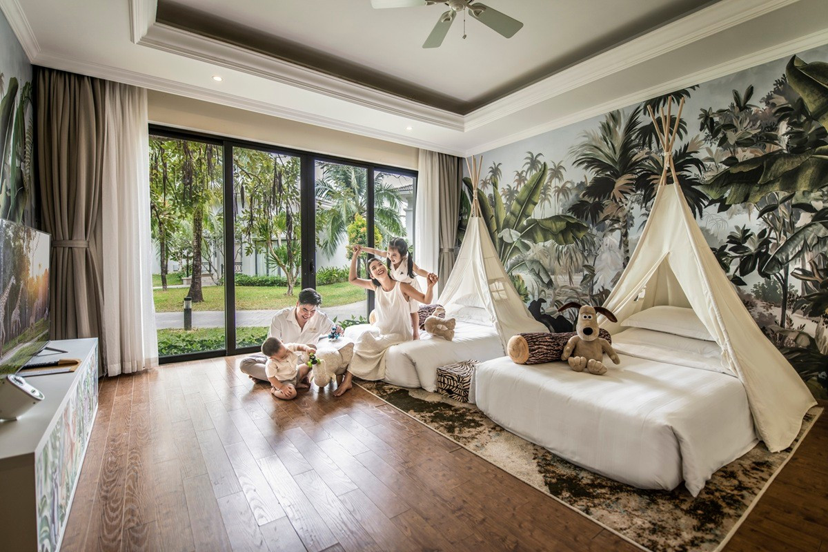 Không gian nghỉ dưỡng đỉnh cao giữa thiên nhiên với những căn biệt thự ven biển. Ảnh: VinWonders. Không gian nghỉ dưỡng đỉnh cao giữa thiên nhiên với những căn biệt thự ven biển. Ảnh: VinWonders.