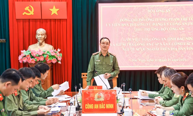 Bộ Công an kiểm tra quản lý người nước ngoài ở tỉnh Bắc Ninh.