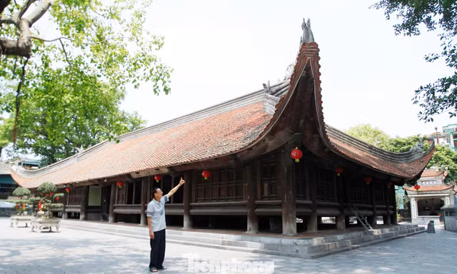 Đình ở tổ dân phố Đình Bảng. Ảnh: Nguyễn Thắng