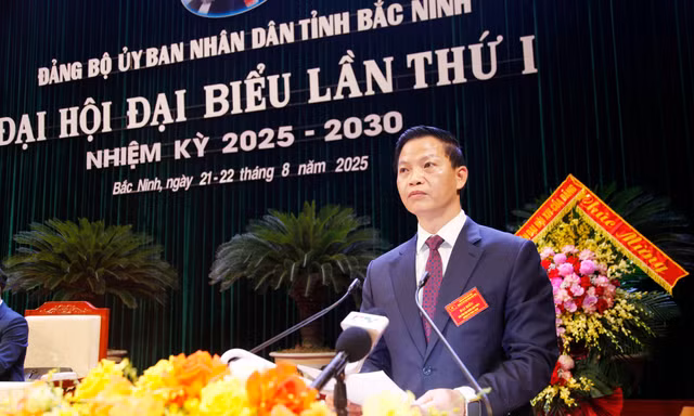 Ban Chấp hành Đảng bộ UBND tỉnh Bắc Ninh nhiệm kỳ 2025 - 2030. Ảnh: Nguyễn Thắng