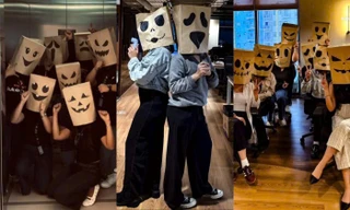"Bắt trend" Halloween: Hóa trang 0 đồng, team công sở "hưởng ứng" tích cực