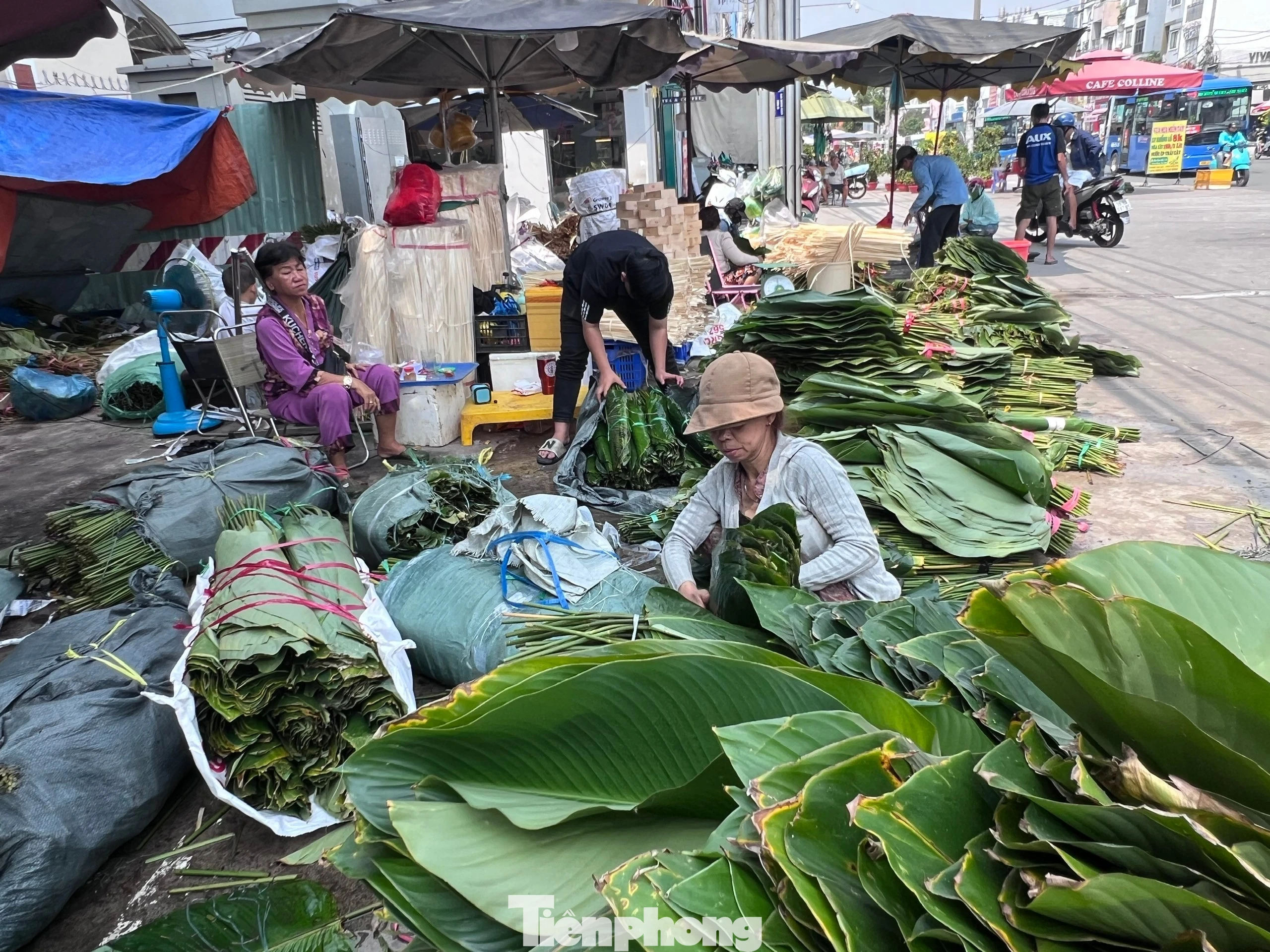 Chợ lá dong TPHCM vắng khách dịp cận Tết, tiểu thương lo lỗ nặng
