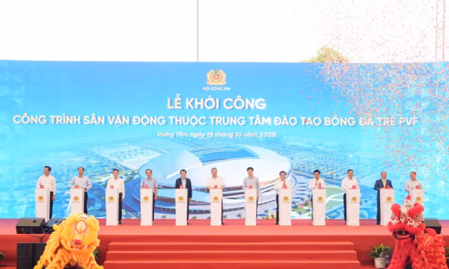 Tổng bí thư Tô Lâm dự lễ khởi công xây dựng Sân vận động PVF, nơi đủ điều kiện đăng cai các trận World Cup