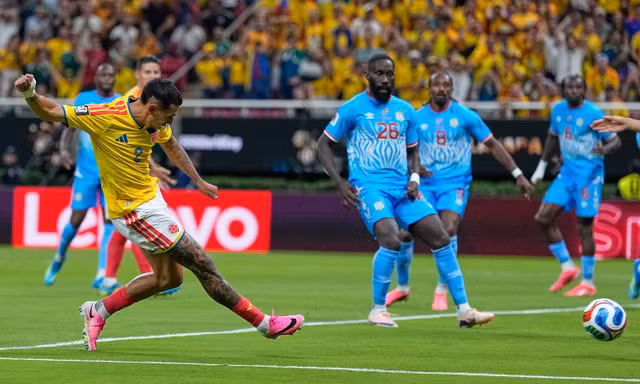 Trực tiếp Colombia vs CHDC Congo 0-0 (H1): Không vào!!! Munoz bị từ chối bàn thắng 