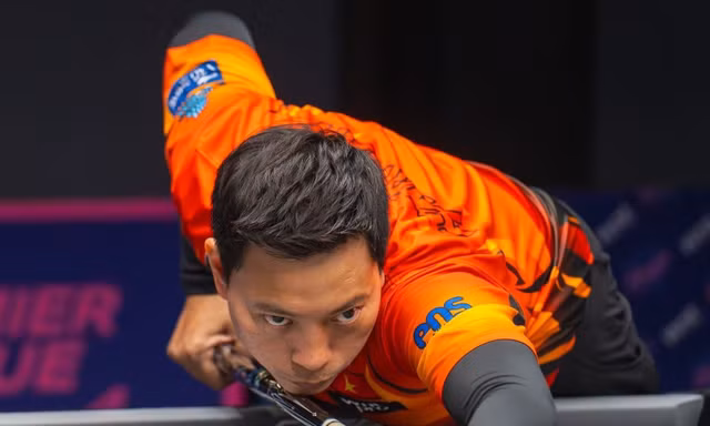 Cơ thủ Dương Quốc Hoàng và đồng đội bỏ giải billiards tại Trung Quốc vì hình ảnh 'đường lưỡi bò'