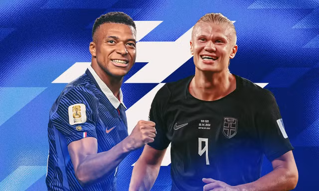Trực tiếp Na Uy vs Pháp, 02h00 ngày 27/6: Cuộc chiến của những người khổng lồ