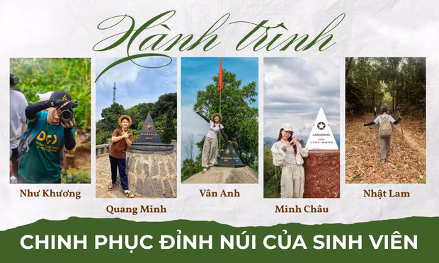 Hành trình chinh phục đỉnh núi của sinh viên 