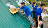 Thanh niên ba tỉnh chạy đua với bão số 3