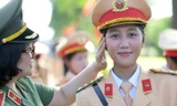 Lãnh đạo các đơn vị thuộc Bộ Công an thăm, động viên chiến sĩ khối Công an tham gia A80 rèn luyện trong nắng nóng