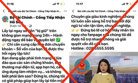 Cảnh báo nạn mạo danh Bộ Tài chính, Cục Thuế