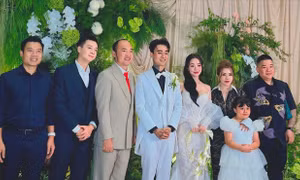 Sao Việt dự đám cưới Đạt G - Cindy Lư: Tiến Luật hóa "ông sui", Song Luân “xin vía” 